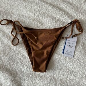 Blair Pecan Reversible Bikini Bottom